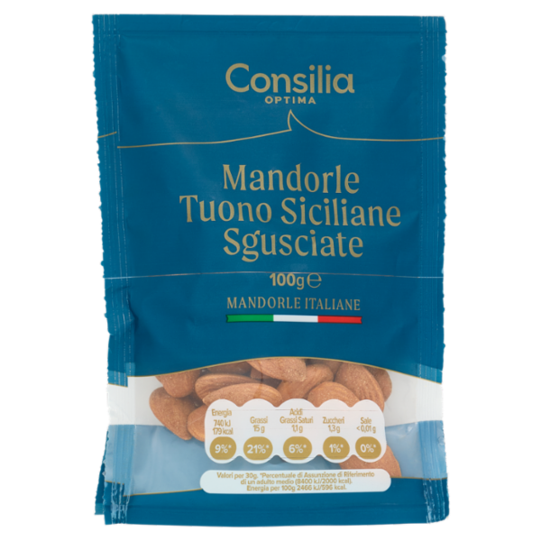 Consilia Optima Mandorle Tuono Siciliano Sgusciate 100 g