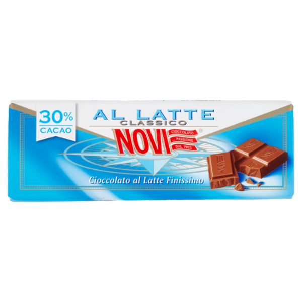 Novi al latte 30% Cacao Classico Cioccolato al Latte Finissimo 200 g