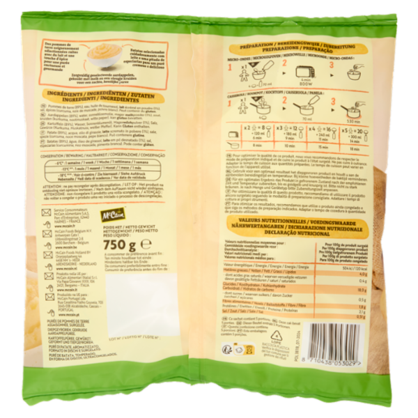 McCain Purée 750 g