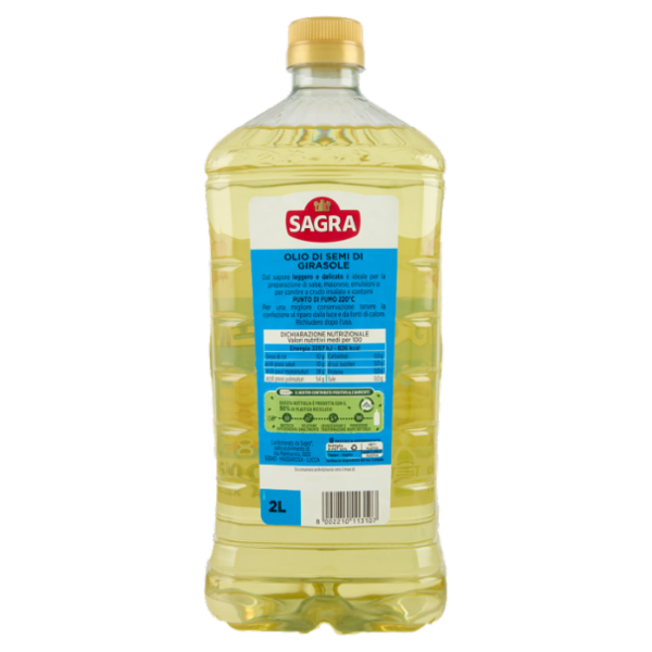Sagra Olio di Semi di Girasole 2 L