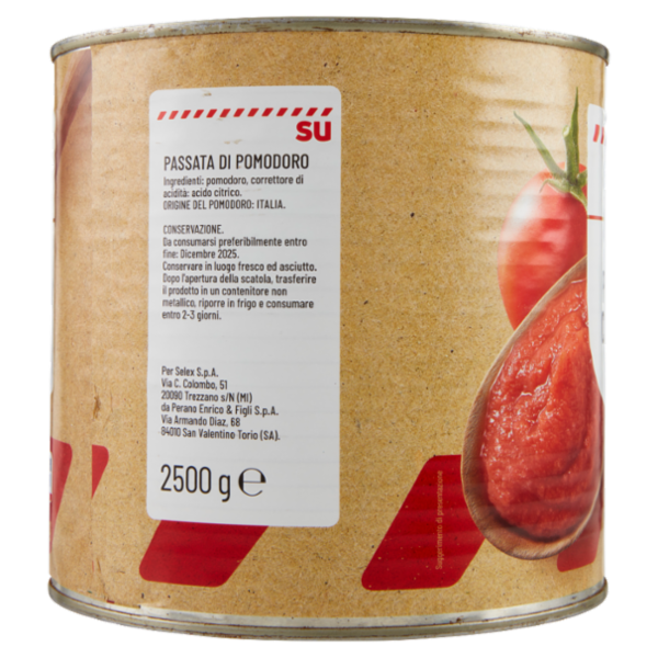Sù Passata Classica di Pomodoro 2,5 kg
