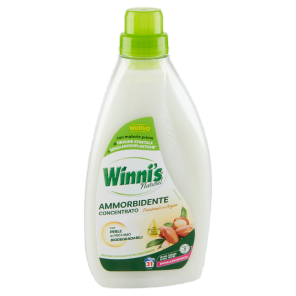 Winni's Naturel Ammorbidente Concentrato Patchouli e Argan 31 Lavaggi 775 ml