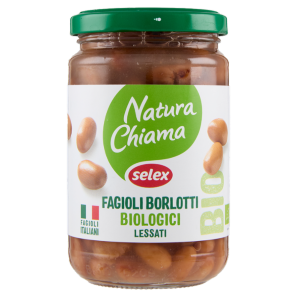 Selex Natura Chiama Fagioli Borlotti Lessati Italiani Biologici 300 g