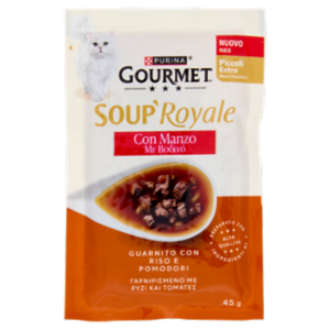 PURINA GOURMET Soup Royale Con Manzo 45g