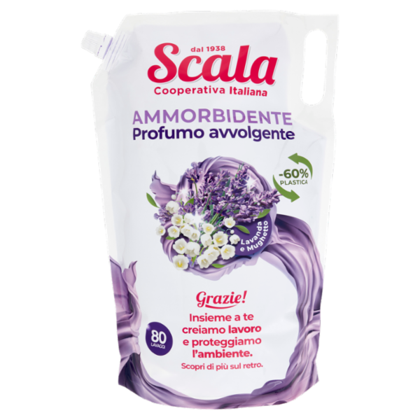 Scala Ammorbidente Lavanda e Mughetto ecoricarica 2 litri