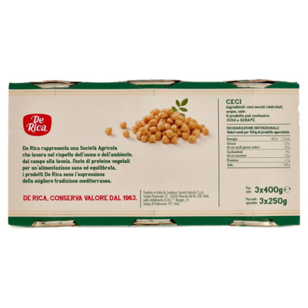 De Rica Ceci 3 x 400 g