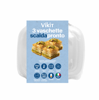 Vikit Vaschette Salva Pronto 750ml 3pz