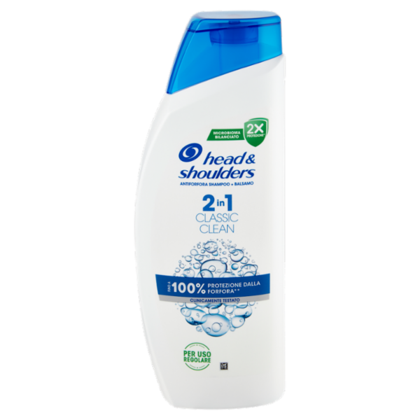 Head & Shoulders Antiforfora Shampoo + Balsamo 2in1 Classic Clean 625 ml