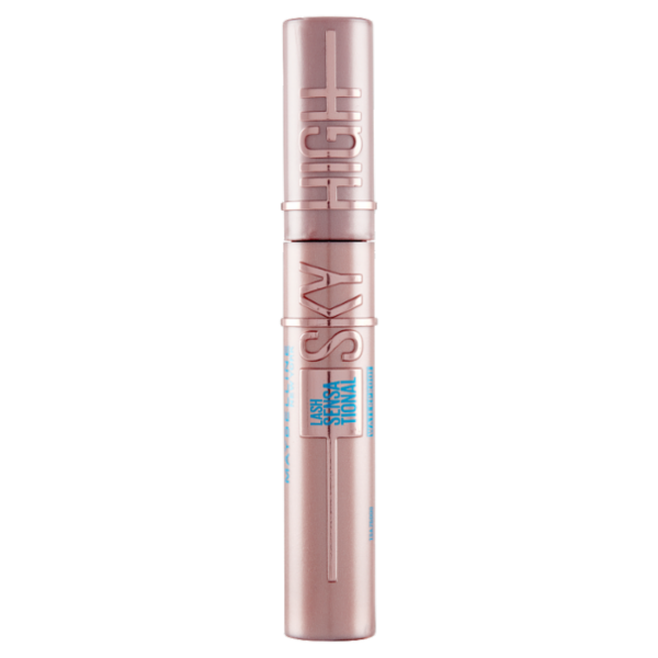 Maybelline New York Mascara Waterproof Ciglia Sensazionali Sky High, Nero, 7.2 ml