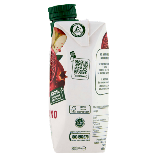 Zuegg Skipper Melograno Senza zuccheri aggiunti 330 ml