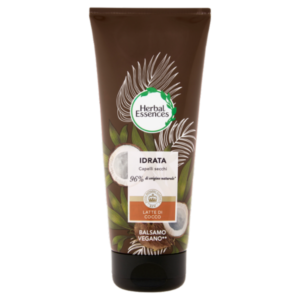 Herbal Essences Balsamo Formula Vegana Idrata con Latte di Cocco 200 ml
