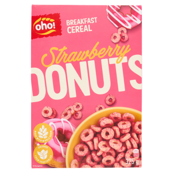 oho! Strawberry Donuts 325 g