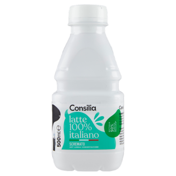 Consilia Latte Uht Scremato 100% Italiano 500 ml