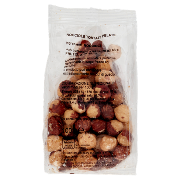 Consilia Frutta Secca Nocciole Tostate e Pelate 100 g