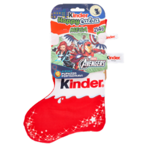 Kinder Happy Calza Mega Marvel Avengers 7 Pezzi 214 g