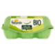 le Naturelle Bio 6 Uova Fresche Biologiche da Galline Allevate Senza l'Uso di Antibiotici* 300 g