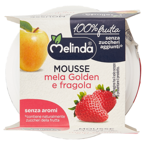 Melinda Mousse mela Golden e fragola 2 x 100 g