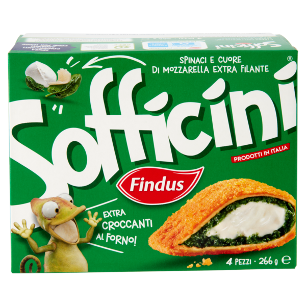 Sofficini Findus 4 Sofficini Spinaci Più Mozzarella 266 g