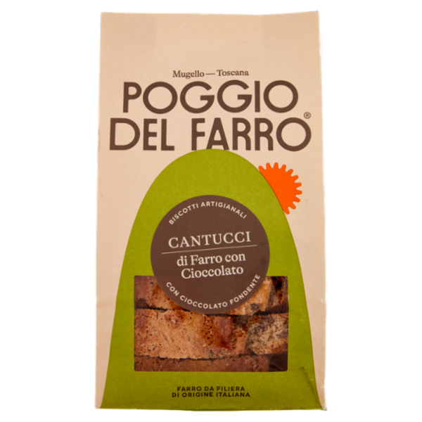 Poggio del Farro Cantucci di Farro con Cioccolato 200 g