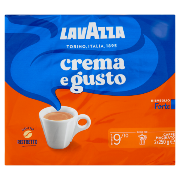 Lavazza crema e gusto Forte Caffè Macinato 2 x 250 g