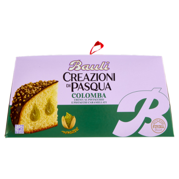 Bauli Creazioni di Pasqua Colomba Crema al Pistacchio e Pistacchi Caramellati 750 g