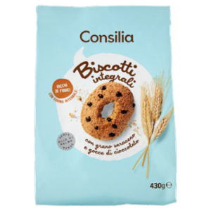 Consilia Biscotti Con Grano Saraceno e Gocce Di Cioccolato 430 g