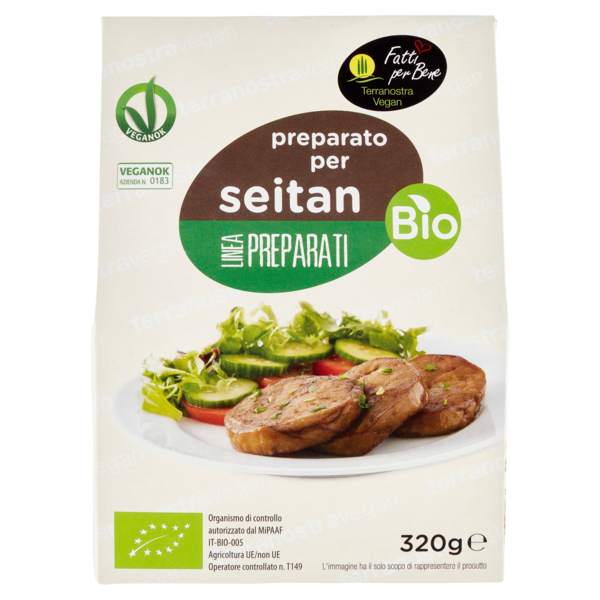 Terranostra Vegan Linea Preparati preparato per seitan Bio 320 g