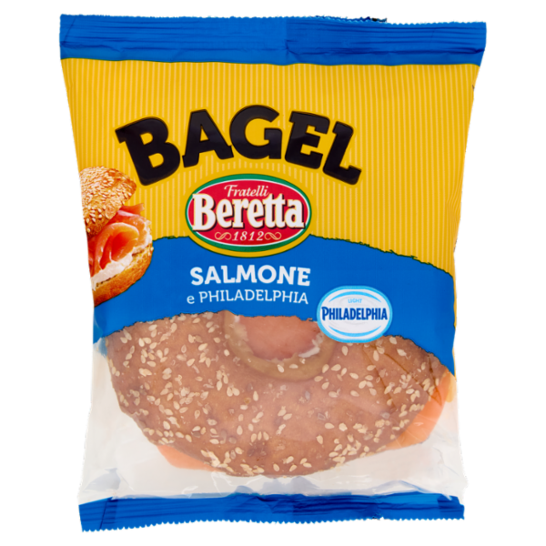 Fratelli Beretta Bagel Salmone e Philadelphia 140 g