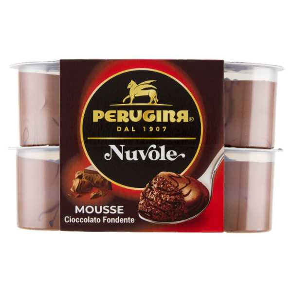 PERUGINA Nuvole Mousse Cioccolato Fondente 4x60g