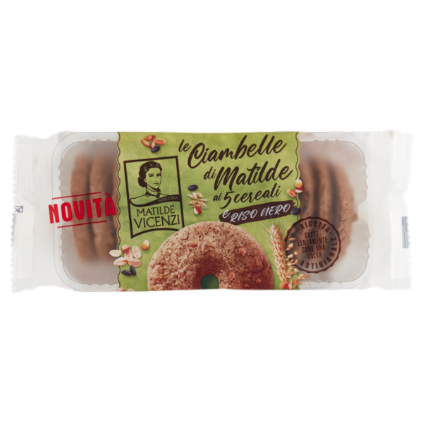 Pasticceria Matilde Vicenzi le Ciambelle di Matilde ai 5 cereali e Riso Nero 200 g