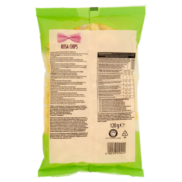 Rosa Chips Cornetti di mais, al formaggio 120 g