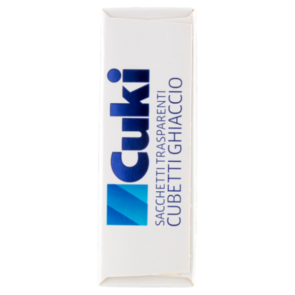 Cuki Congela Sacchetti Trasparenti Cubetti Ghiaccio con alette di chiusura 10 pz