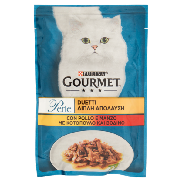 PURINA GOURMET Perle Duetti con Pollo e Manzo 85 g