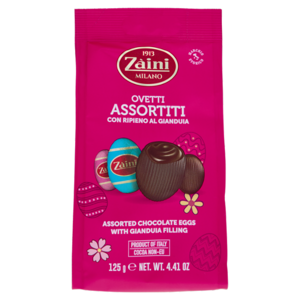 Zàini Ovetti Assortiti con Ripieno al Gianduia 125 g