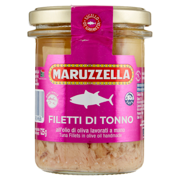 Maruzzella Filetti di Tonno all'olio di oliva lavorati a mano 190 g