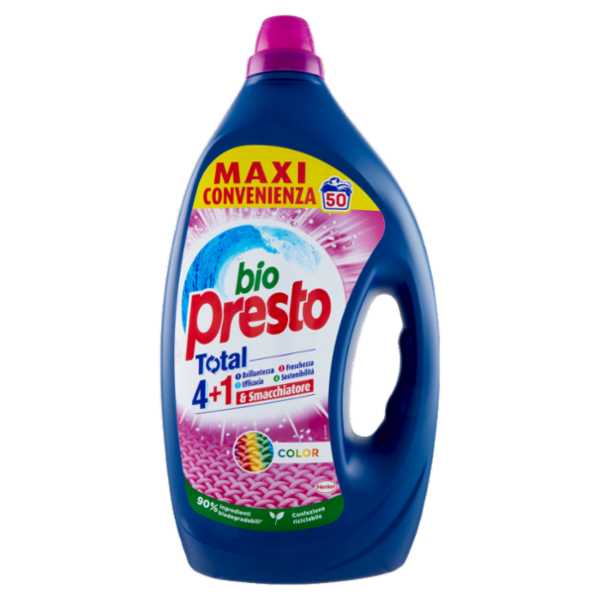 BIO PRESTO Liquido Color 50 Lavaggi 2.250 ml