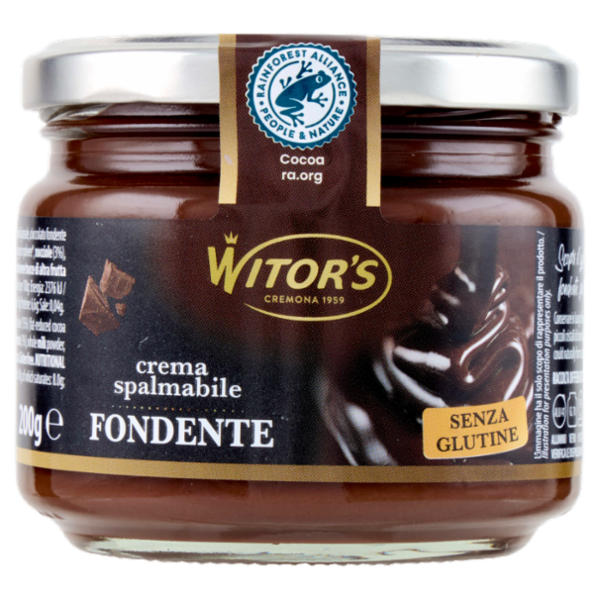 Witor's crema spalmabile Fondente 200 g