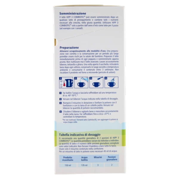 HiPP Latte crescita Combiotic 3 600 g