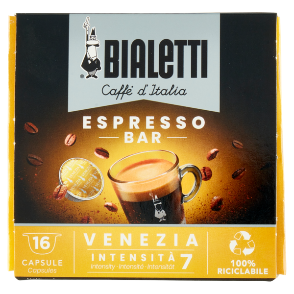Bialetti Caffè d'Italia Espresso Bar Venezia 16 Capsule 112 g