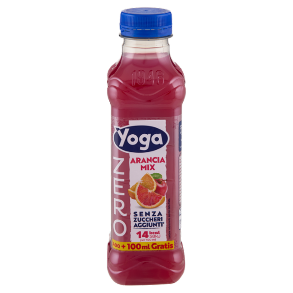 Yoga Zero Arancia Mix Senza Zuccheri Aggiunti* 500 ml