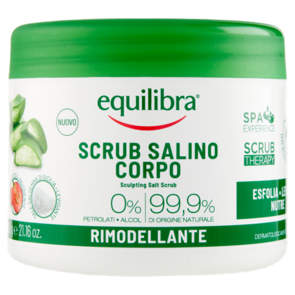 equilibra Scrub Salino Corpo Rimodellante 600 g