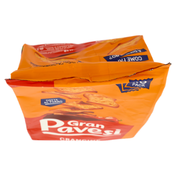 Gran Pavesi Crancine Gusto Paprika Dolce Snack Cotte al Forno 6 Pacchetti 180g