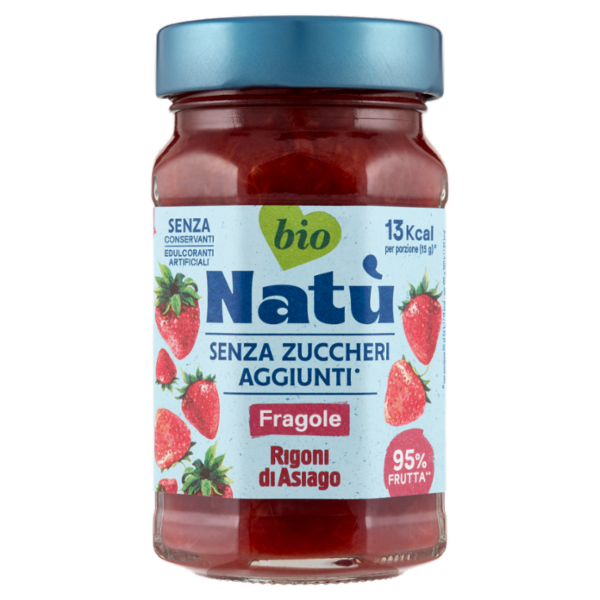 Rigoni di Asiago Natù Senza Zuccheri Aggiunti° Fragole bio 240 g
