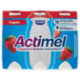 ACTIMEL, Yogurt da Bere con Vit B6 e D per il Sistema Immunitario, gusto fragola, 6X100G
