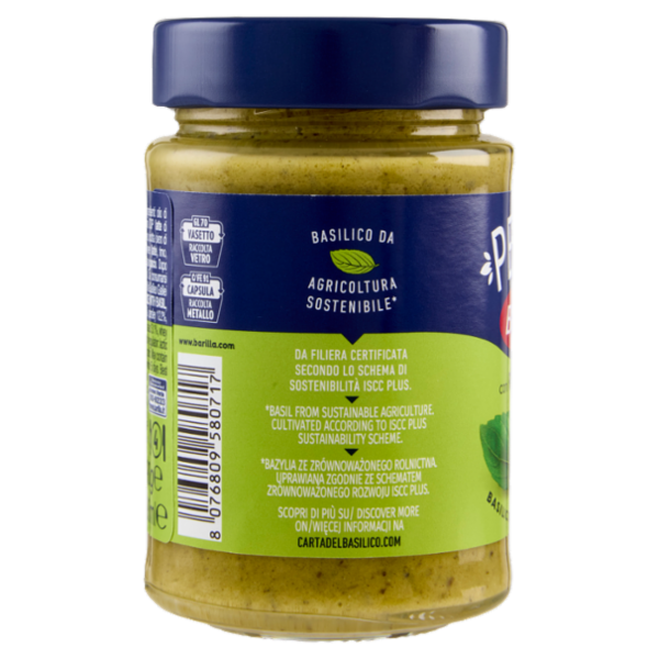Barilla Pesto Basilico e Rucola Condimento e Sugo per Pasta 190 g