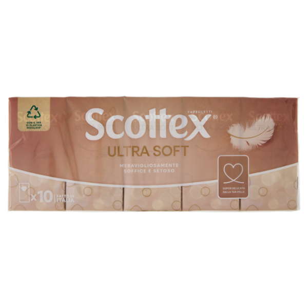 Scottex Ultra Soft Fazzoletti 10 pz