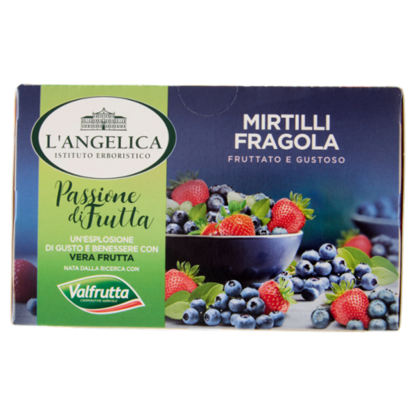 L'Angelica Passione di Frutta Mirtilli Fragola 15 Filtri 28.5 g