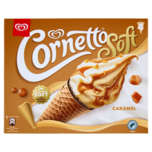 Cornetto Soft Caramel 4 x 79 g