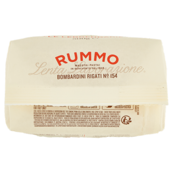 Rummo Le Leggendarie Bombardini Rigati N° 154 500 g