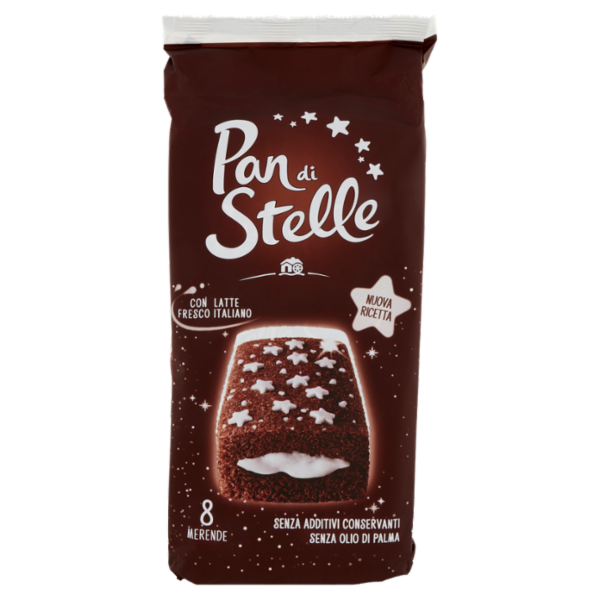 Pan di Stelle Merenda Pan di Spagna al Cacao e Crema al Latte 280g